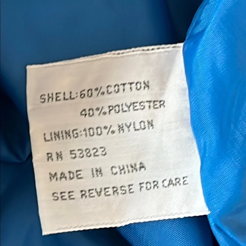 Cambridge Maxi Length Blue Trench Coat Size 16